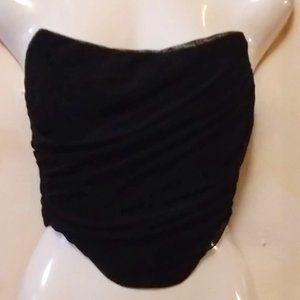 Bustier (S) Tulle Crop Top Layered Mesh Tank Cami